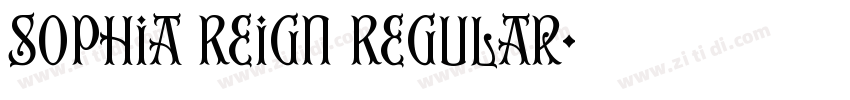 Sophia Reign Regular字体转换